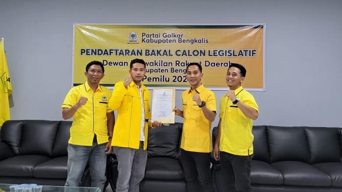 Hari ini, DPD Golkar Bengkalis Buka Pendaftaran Calon Anggota Legislatif 2024