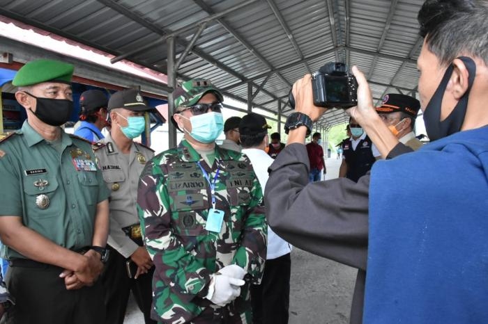 Dandim 0303 Letkol Inf Lizardo Gumay Sebut Danramil dan Babinsa Harus Proaktif Lawan Covid-19