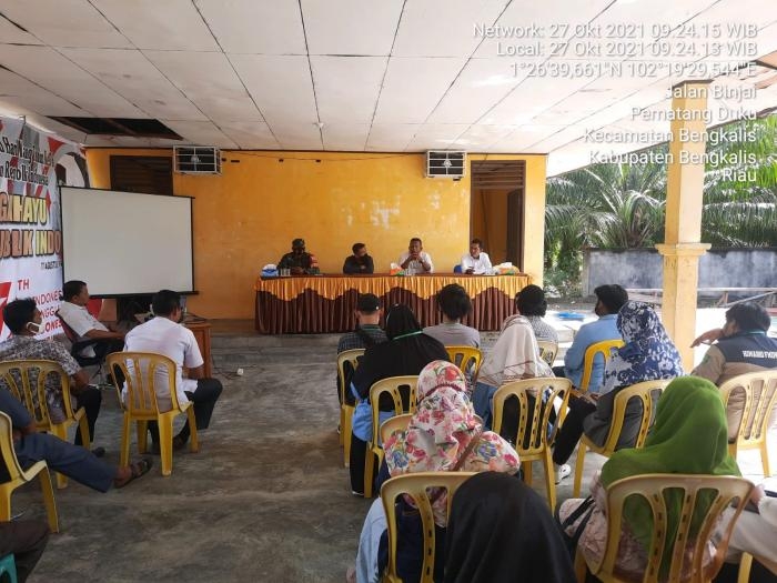 Sebagai Mitra Pemerintah Desa, Serda SB Batu Bara Ikuti MusDes Anggaran Tahun 2022