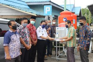 P3M Polbeng Kembangkan Mobile Hand Washing Semi Otomatis Cegah Wabah Covid-19
