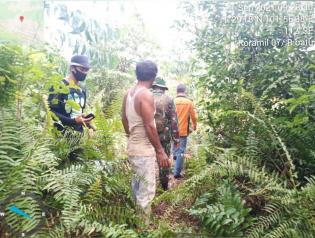Antisipasi Kebakaran, Serda Ode Karim Kembali Patroli Karlahut di Desa Temiang